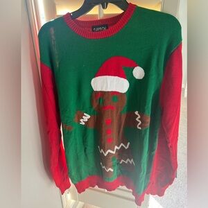 Carbon Christmas Gingerbread Sweater | XL